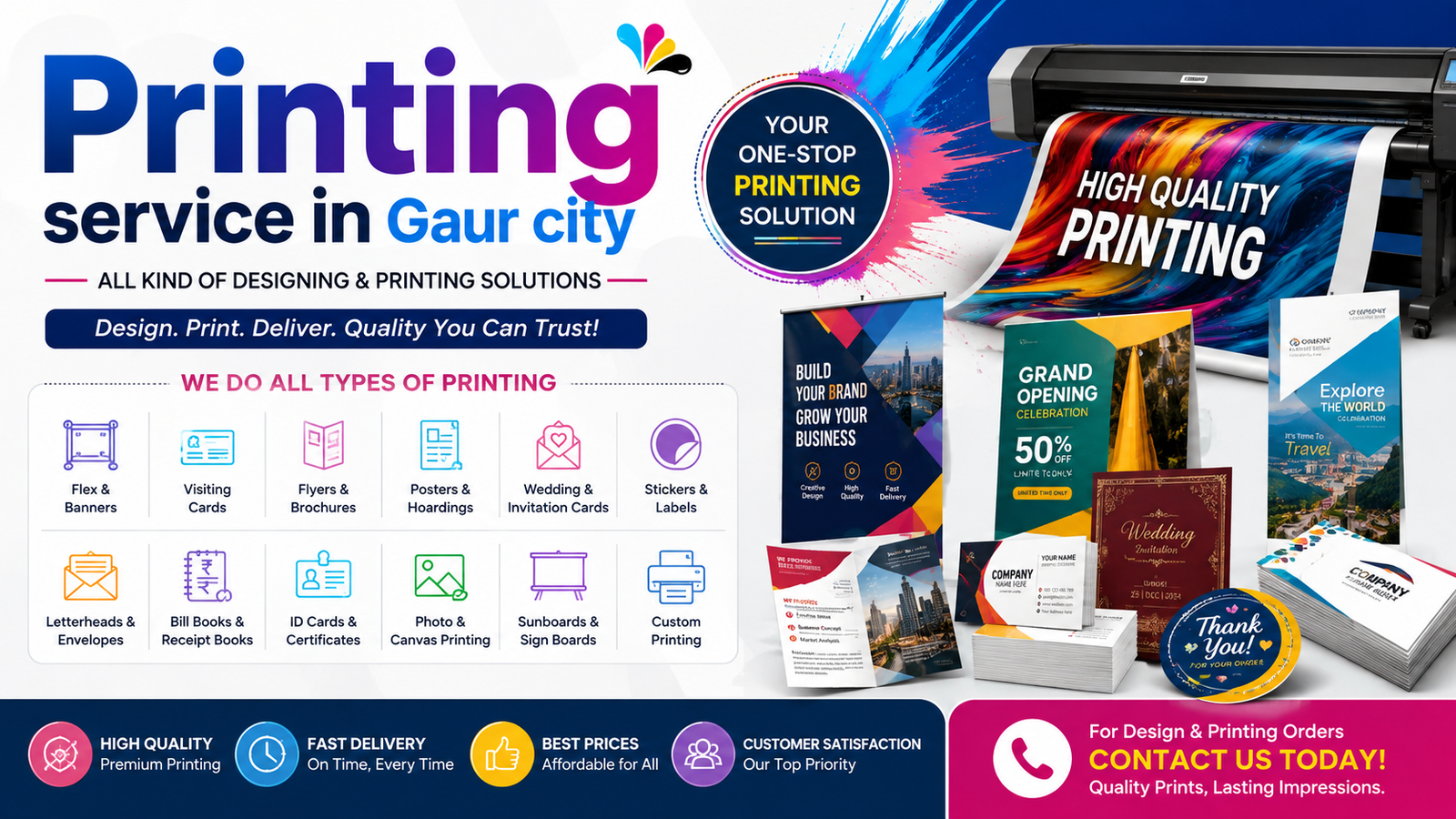 Printing Service in Gaur City